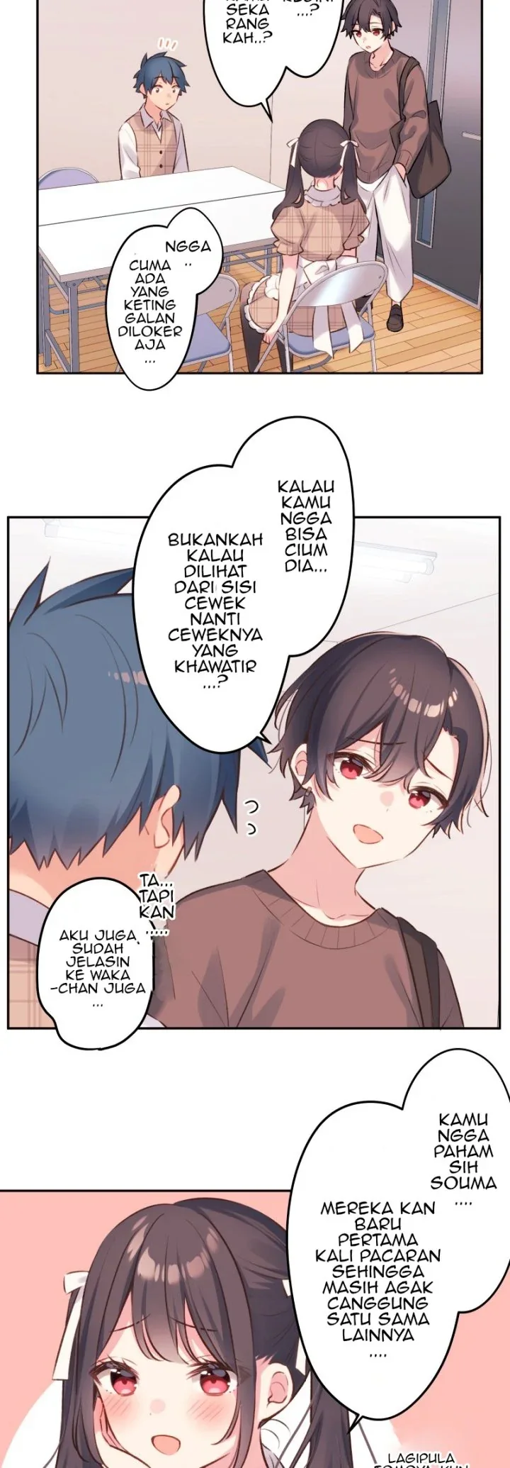 Halaman 8 — Waka-chan Is Flirty Again Chapter 95