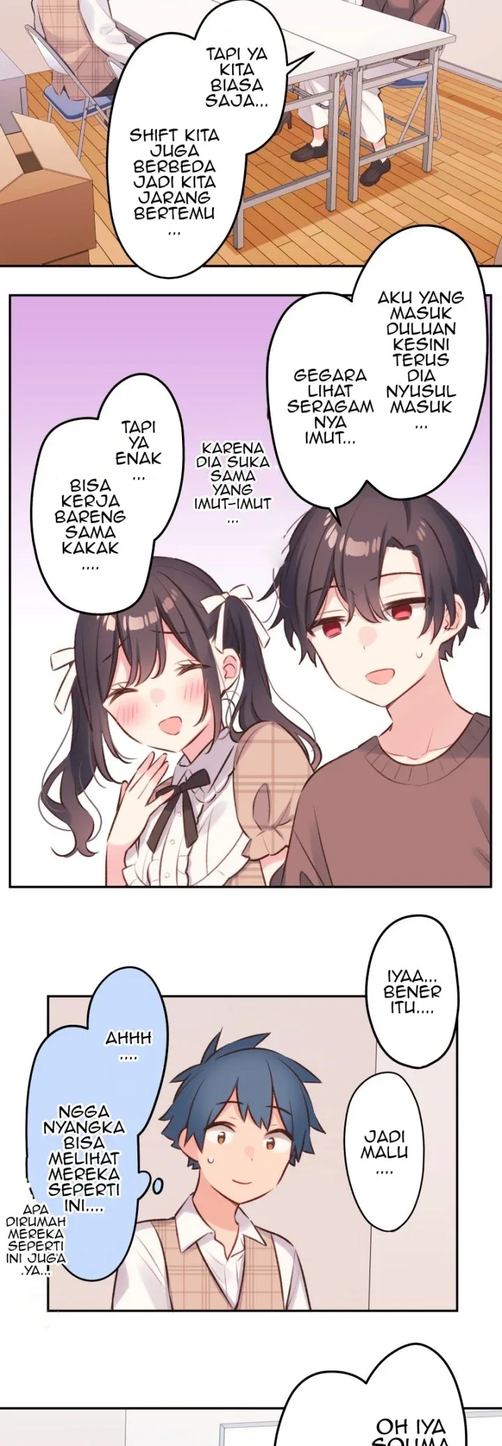 Halaman 12 — Waka-chan Is Flirty Again Chapter 95