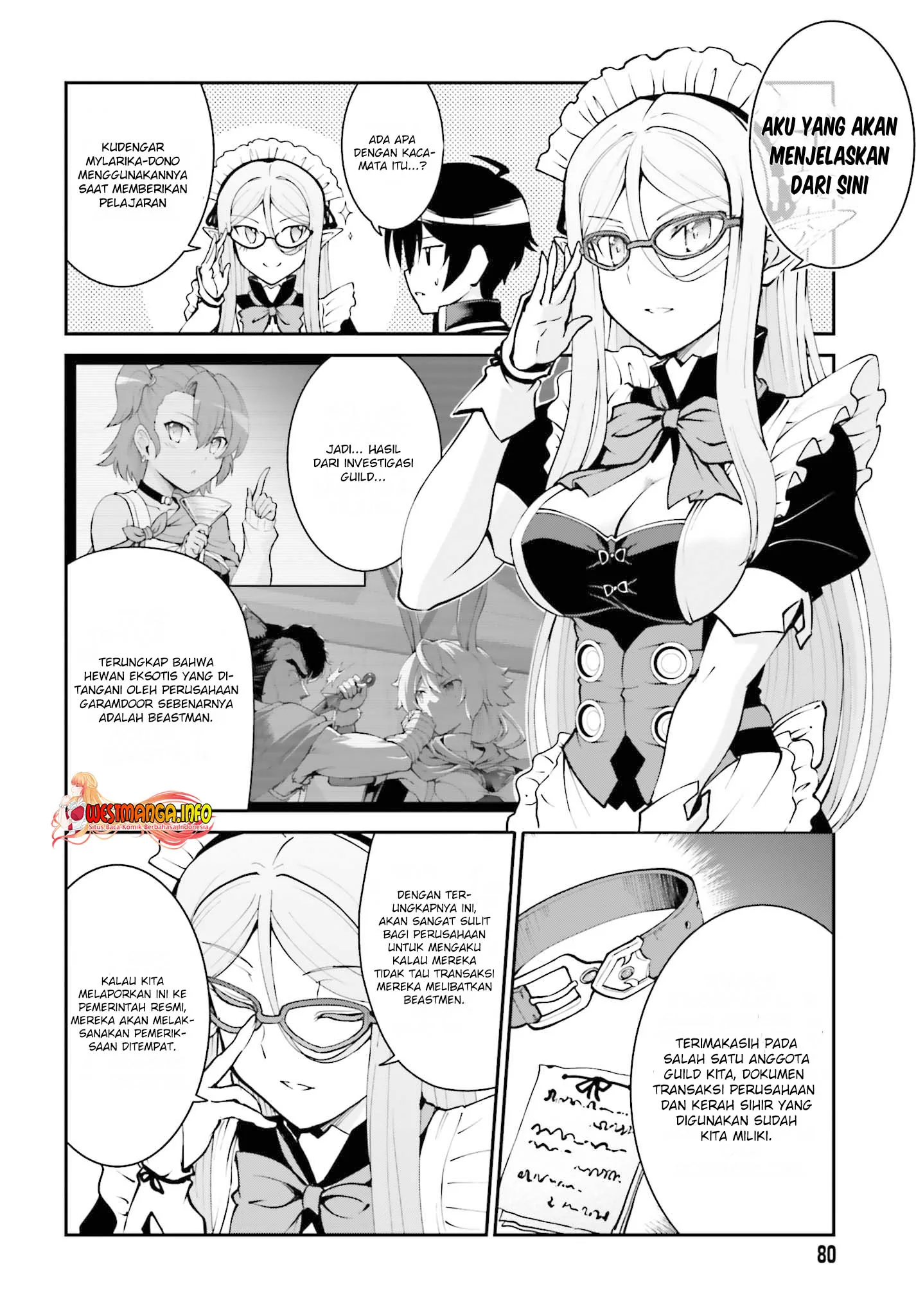 Halaman 12 — Maou Toubatsu shita Ato, Medachitakunai node Guild Master ni Natta Chapter 25