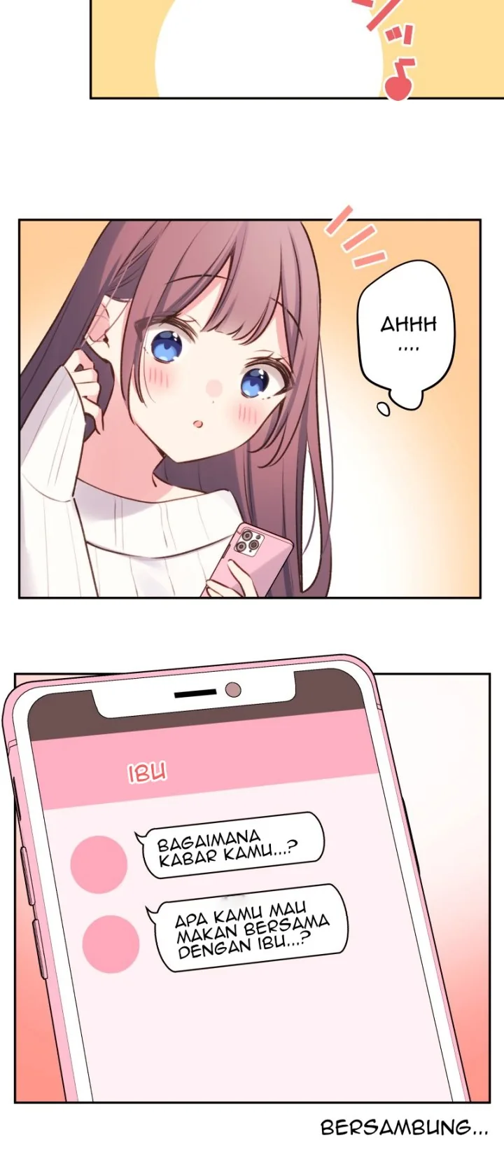 Halaman 38 — Waka-chan Is Flirty Again Chapter 94