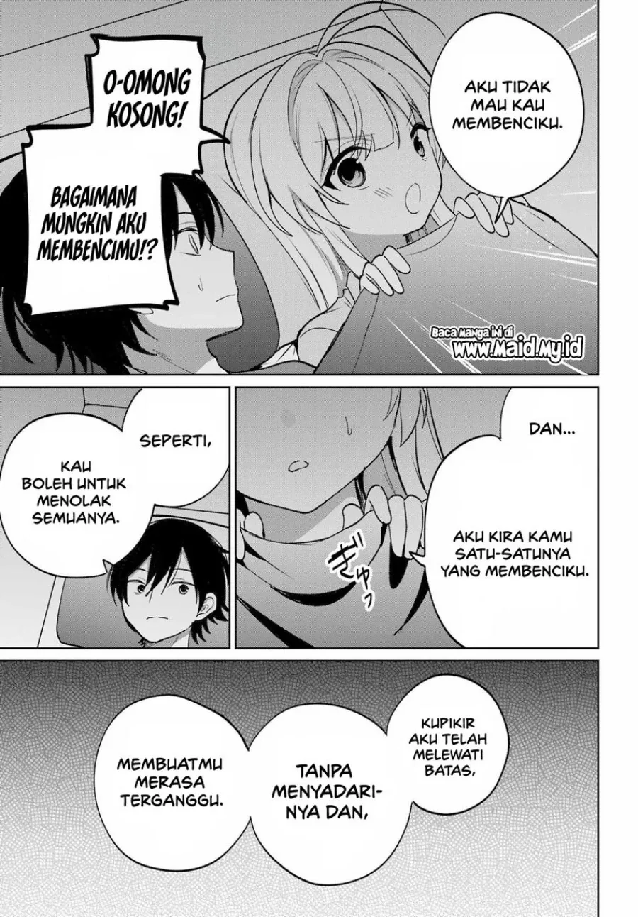 Halaman 21 — Remote Jugyou ni Nattara Class 1 no Bishoujo to Doukyo suru Koto ni Natta Chapter 19