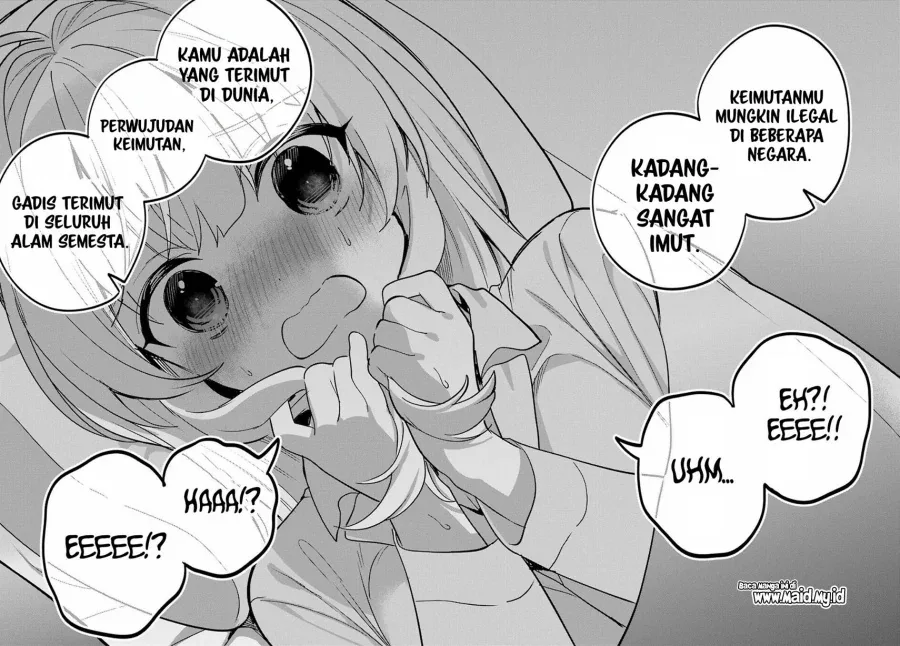 Halaman 28 — Remote Jugyou ni Nattara Class 1 no Bishoujo to Doukyo suru Koto ni Natta Chapter 19