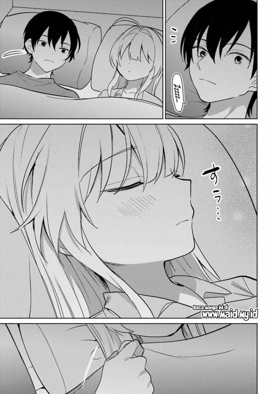Halaman 35 — Remote Jugyou ni Nattara Class 1 no Bishoujo to Doukyo suru Koto ni Natta Chapter 19