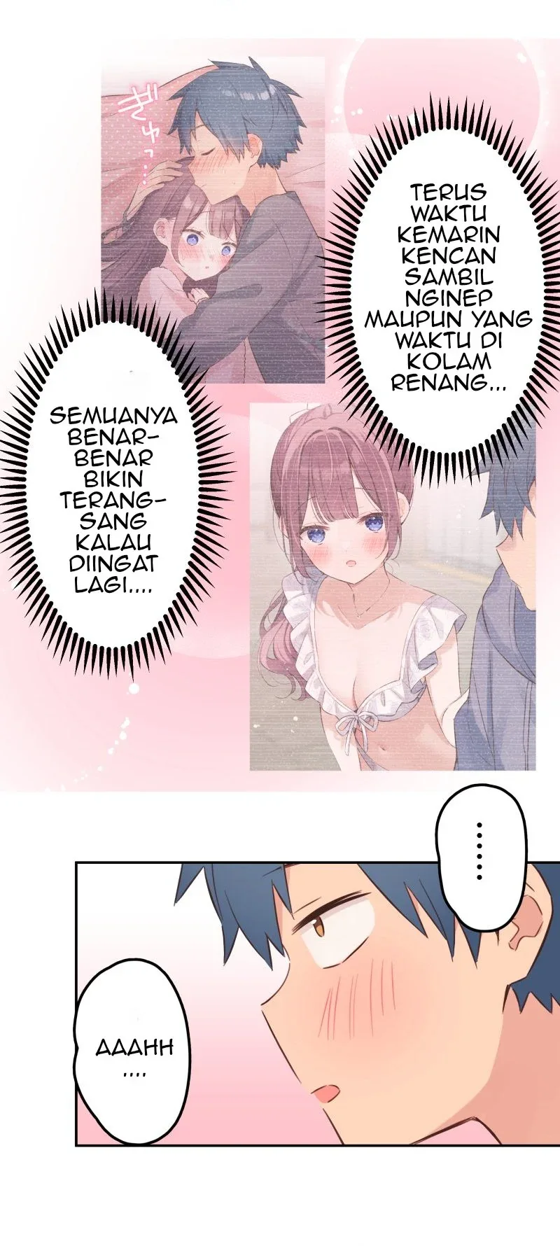 Halaman 3 — Waka-chan Is Flirty Again Chapter 160