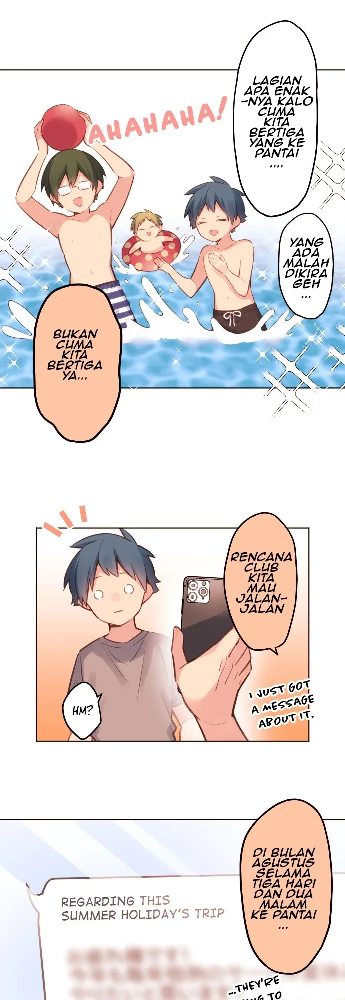 Halaman 7 — Waka-chan Is Flirty Again Chapter 31