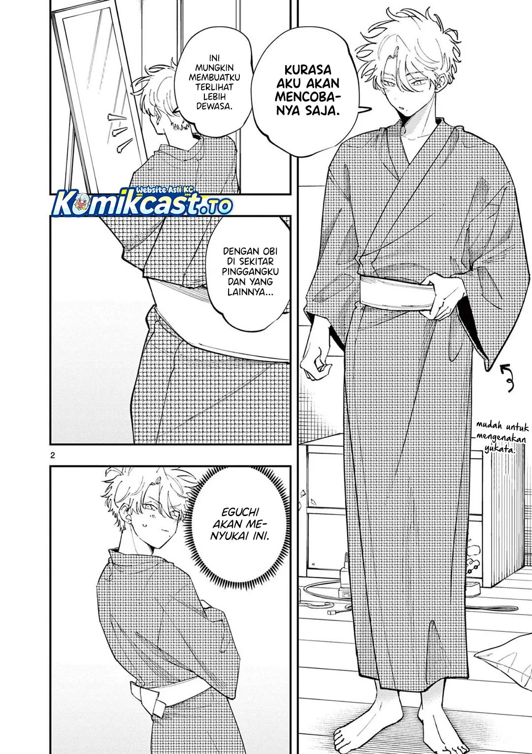 Halaman 3 — Tonari no Seki no Yatsu ga Souiu Me de Mitekuru Chapter 76