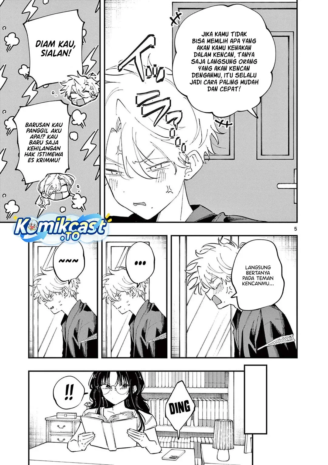 Halaman 6 — Tonari no Seki no Yatsu ga Souiu Me de Mitekuru Chapter 76