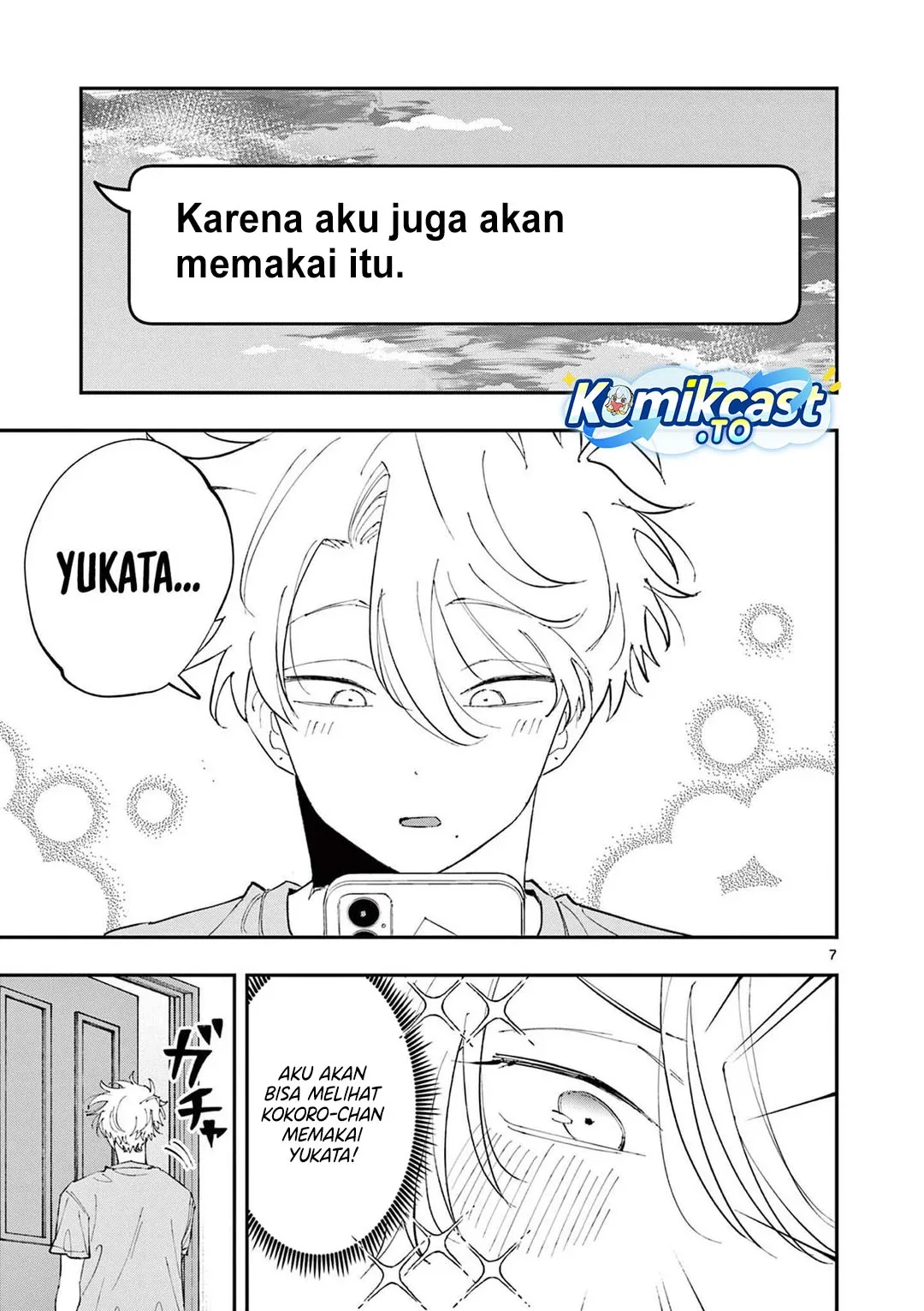 Halaman 8 — Tonari no Seki no Yatsu ga Souiu Me de Mitekuru Chapter 76