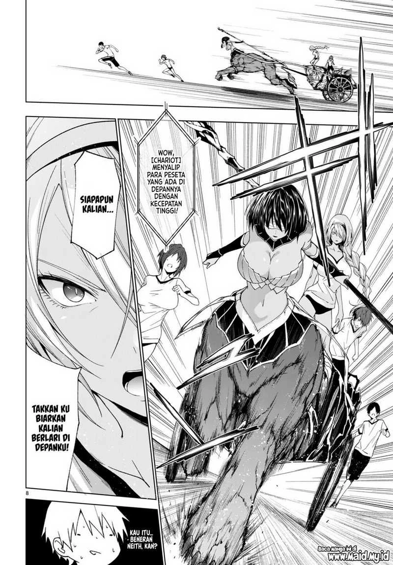 Halaman 8 — Maou Gakuen no Hangyakusha: Jinrui Hatsu no Maou Kouhou, Kenzoku Shoujo to Ouza wo Mezashite Nariagaru Chapter 40