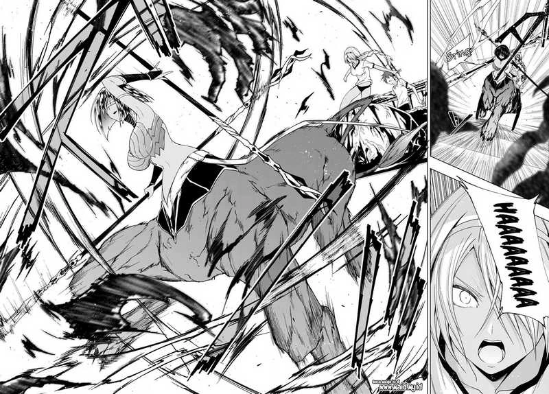 Halaman 9 — Maou Gakuen no Hangyakusha: Jinrui Hatsu no Maou Kouhou, Kenzoku Shoujo to Ouza wo Mezashite Nariagaru Chapter 40