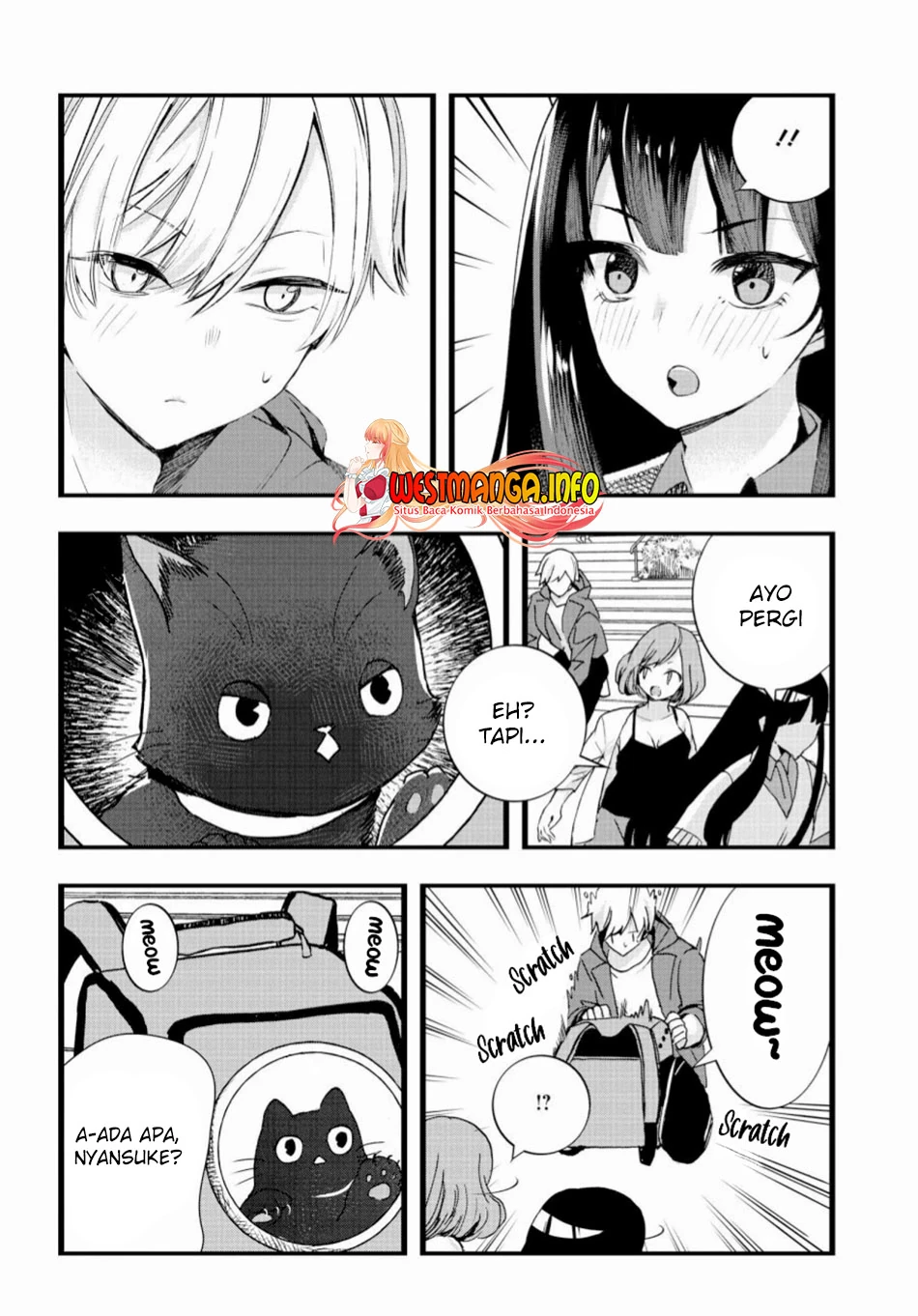 Halaman 4 — Chiteki de Cool na Kouhai Bijo, Ore no Kaineko ni Naru Chapter 4