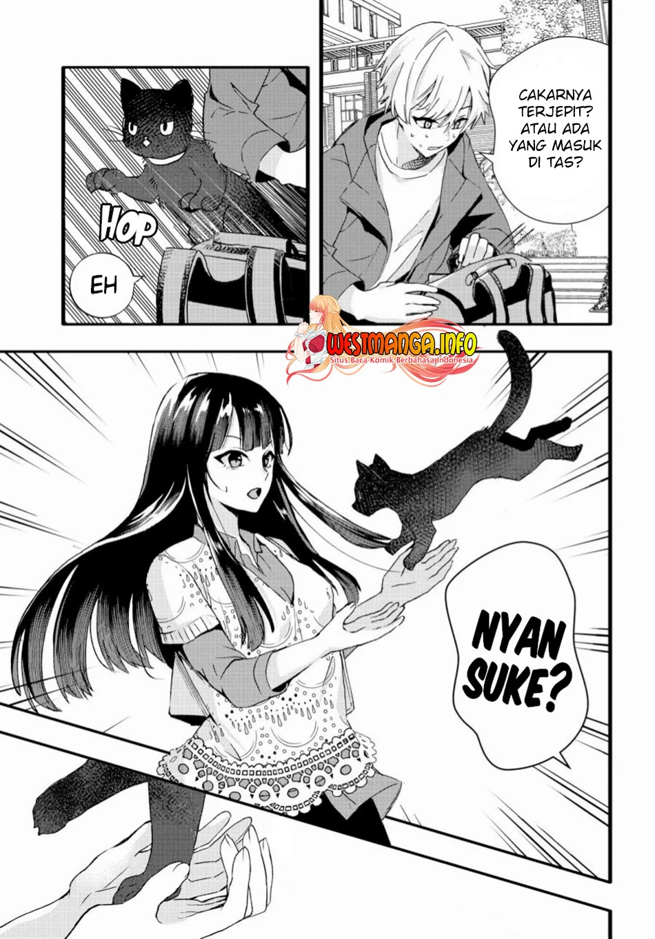 Halaman 5 — Chiteki de Cool na Kouhai Bijo, Ore no Kaineko ni Naru Chapter 4
