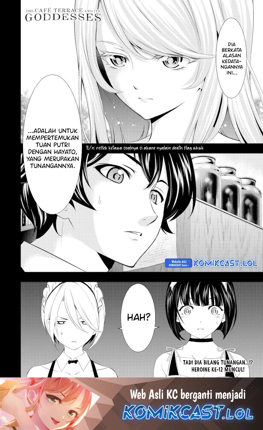 Halaman 17 — Megami no Café Terrace Chapter 135
