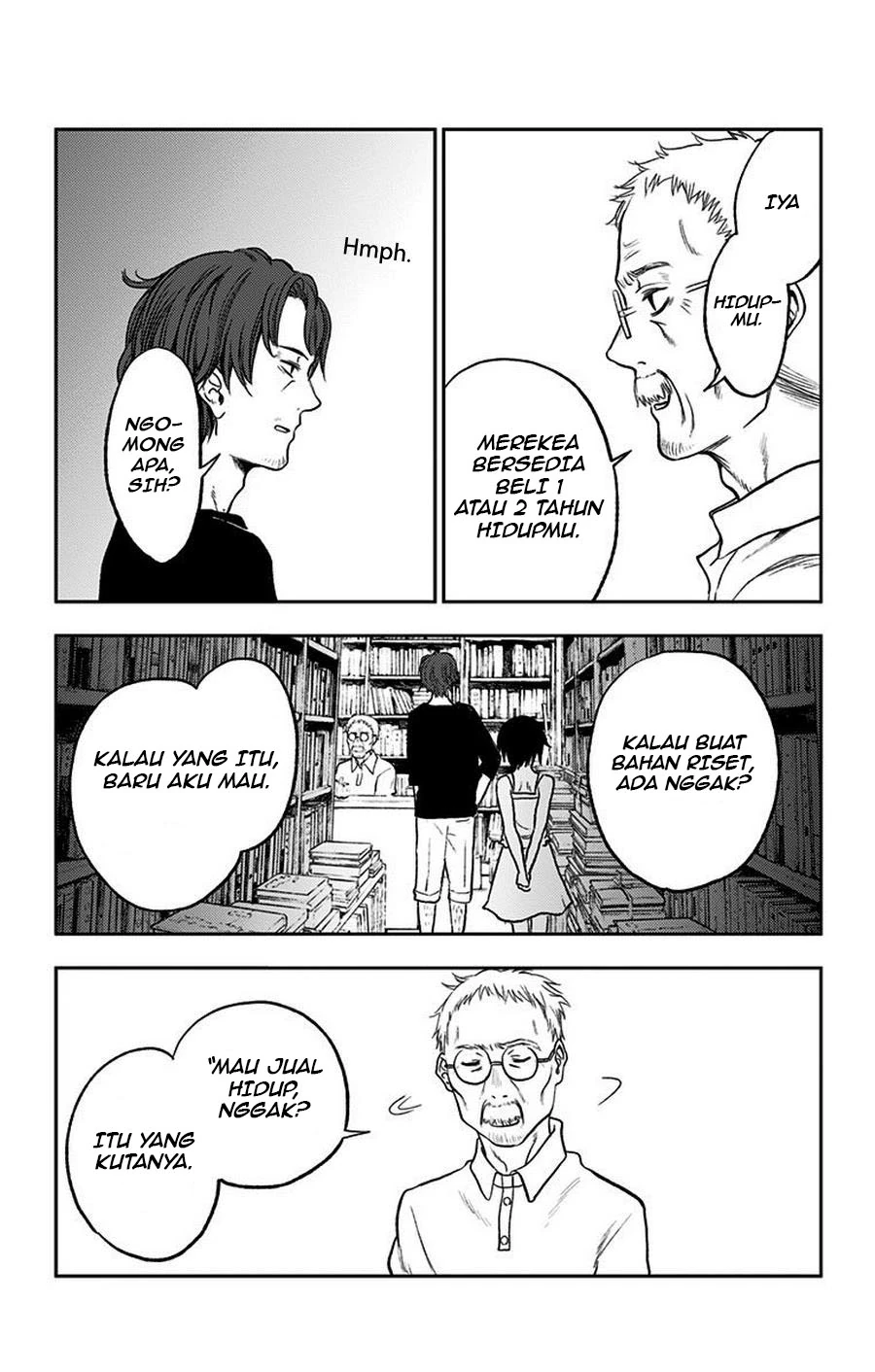 Halaman 5 — Jumyou wo Kaitotte Moratta. Ichinen ni Tsuki, Ichimanen de. Chapter 16.5