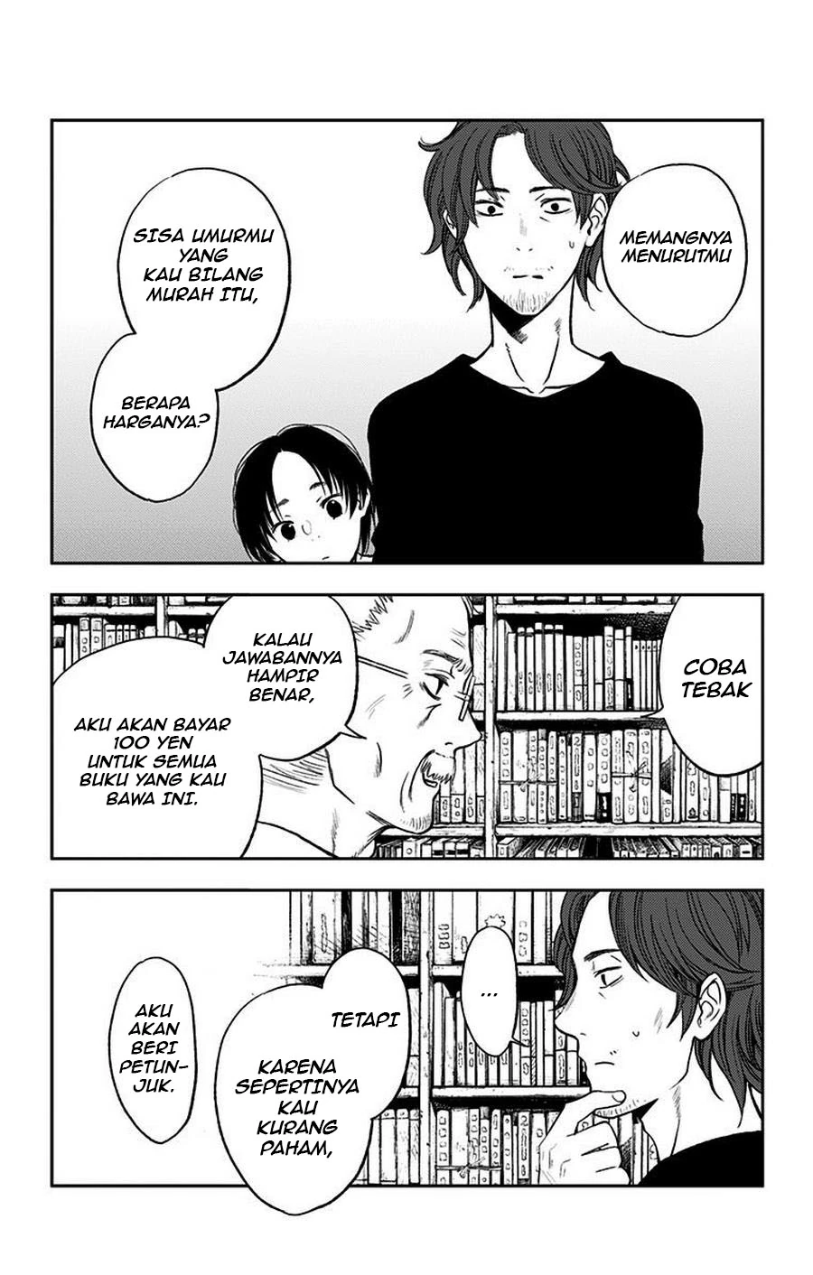 Halaman 8 — Jumyou wo Kaitotte Moratta. Ichinen ni Tsuki, Ichimanen de. Chapter 16.5