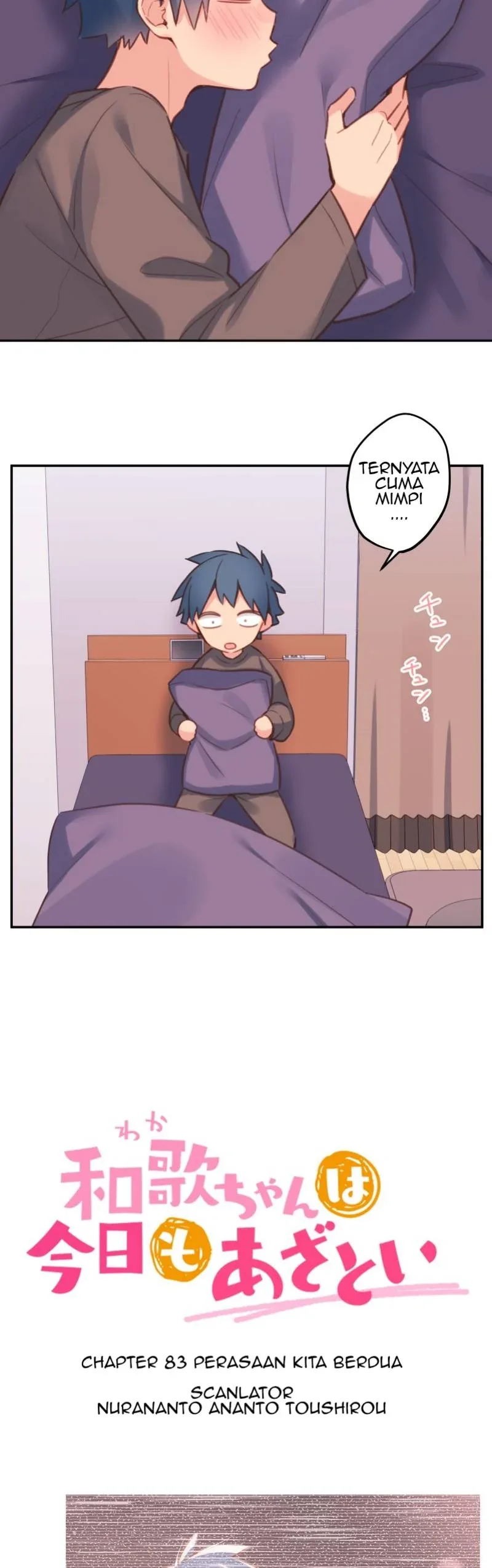 Halaman 5 — Waka-chan Is Flirty Again Chapter 83