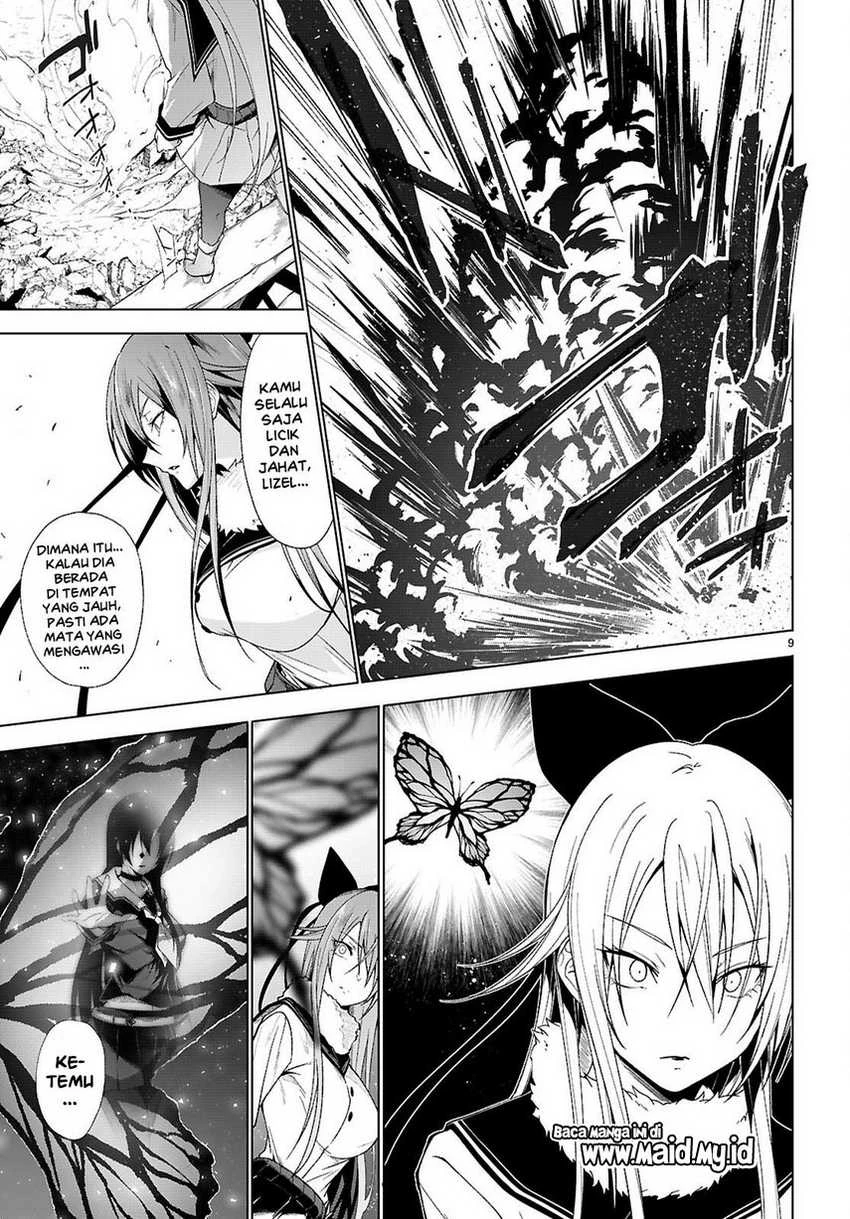 Halaman 9 — Maou Gakuen no Hangyakusha: Jinrui Hatsu no Maou Kouhou, Kenzoku Shoujo to Ouza wo Mezashite Nariagaru Chapter 49