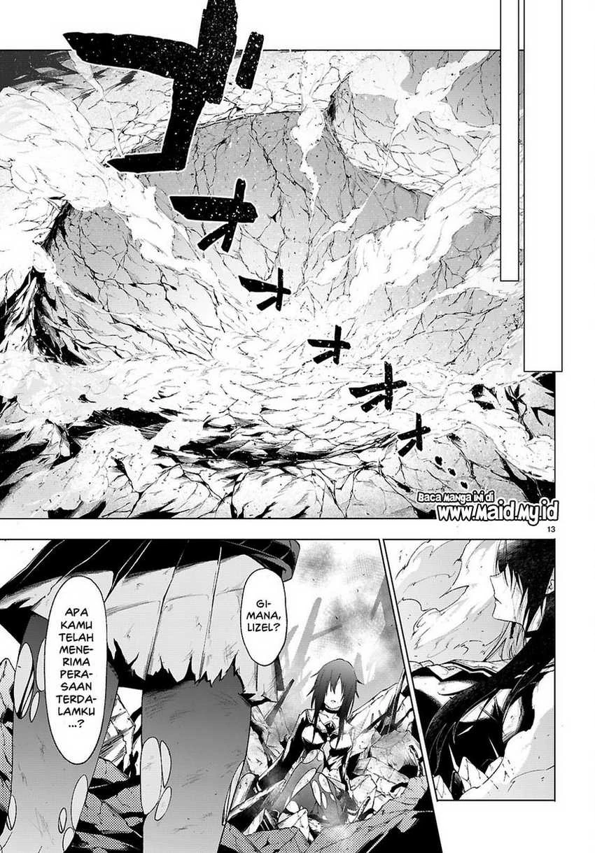 Halaman 13 — Maou Gakuen no Hangyakusha: Jinrui Hatsu no Maou Kouhou, Kenzoku Shoujo to Ouza wo Mezashite Nariagaru Chapter 49