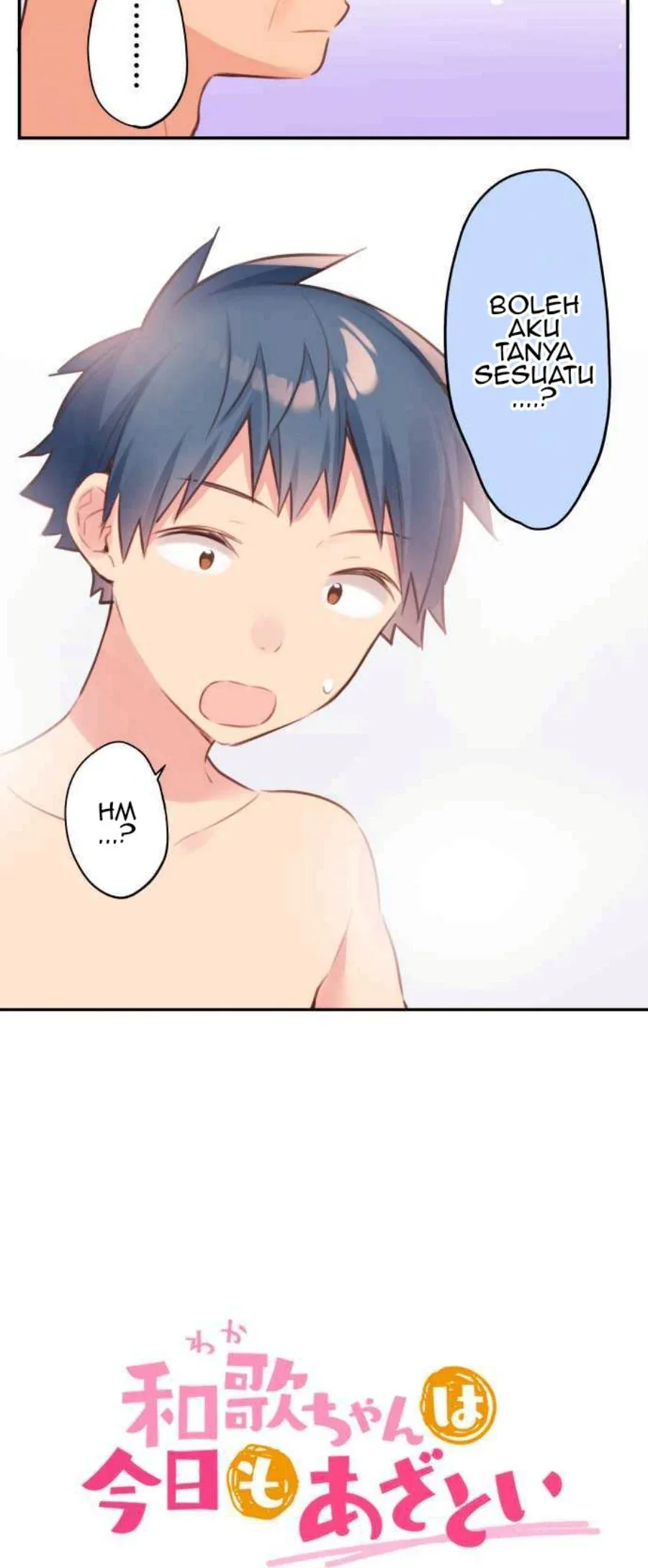 Halaman 3 — Waka-chan Is Flirty Again Chapter 69