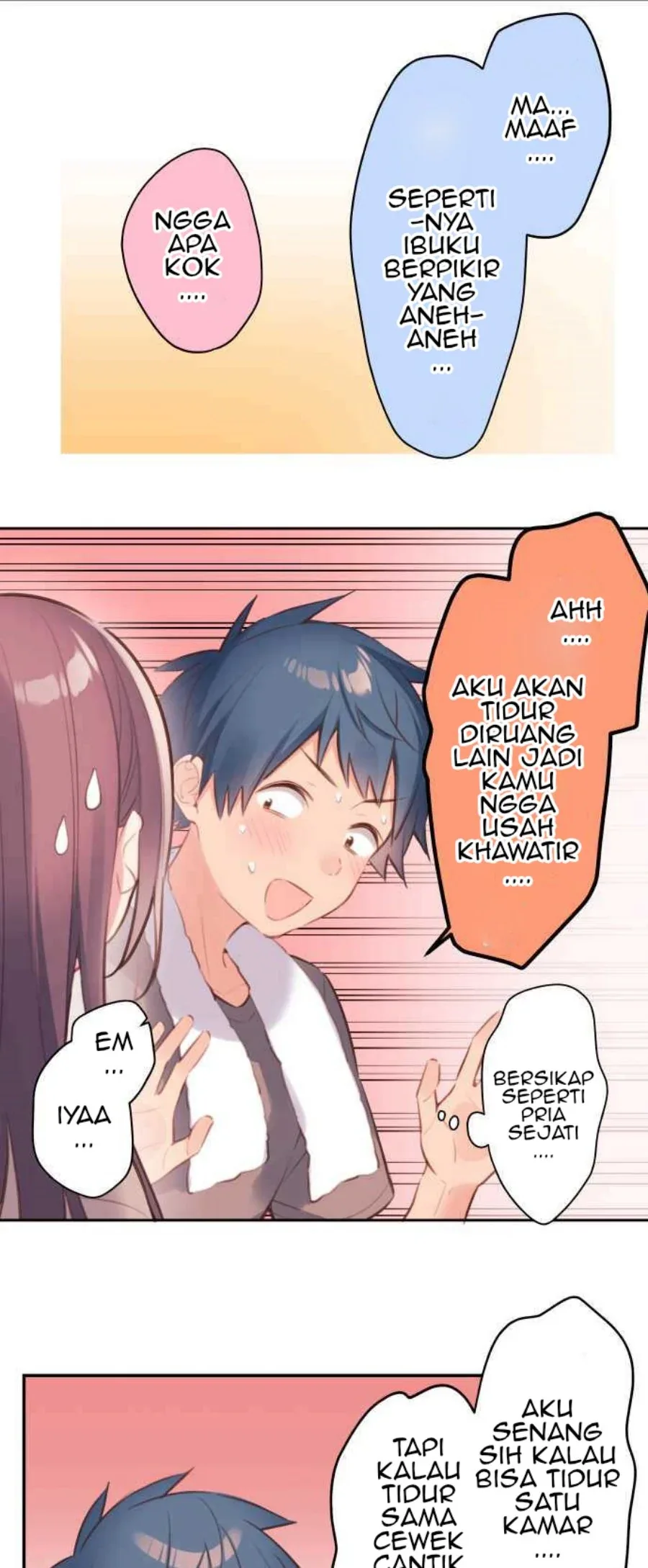 Halaman 16 — Waka-chan Is Flirty Again Chapter 69