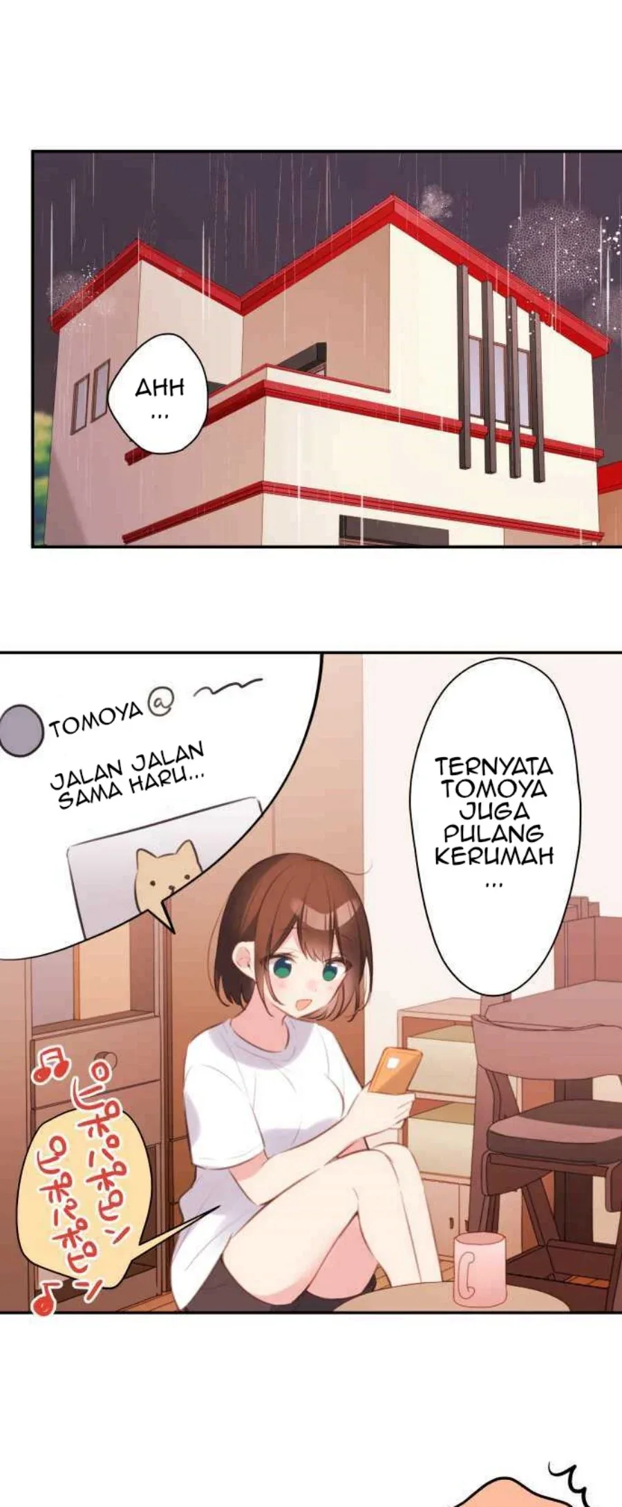 Halaman 36 — Waka-chan Is Flirty Again Chapter 69