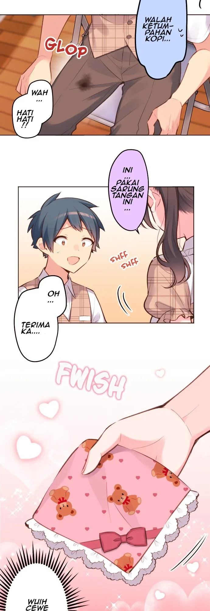 Halaman 17 — Waka-chan Is Flirty Again Chapter 32