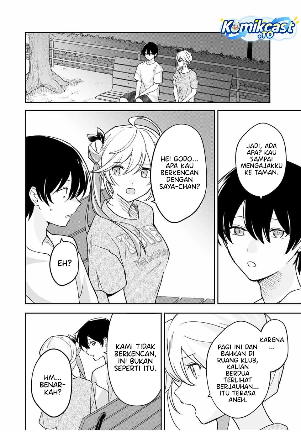 Halaman 11 — Eiyuu to Majo no Tensei Love Comedy Chapter 28
