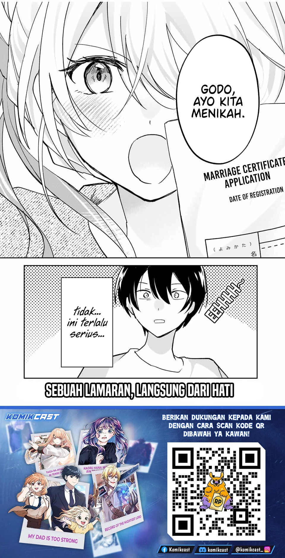 Halaman 18 — Eiyuu to Majo no Tensei Love Comedy Chapter 28