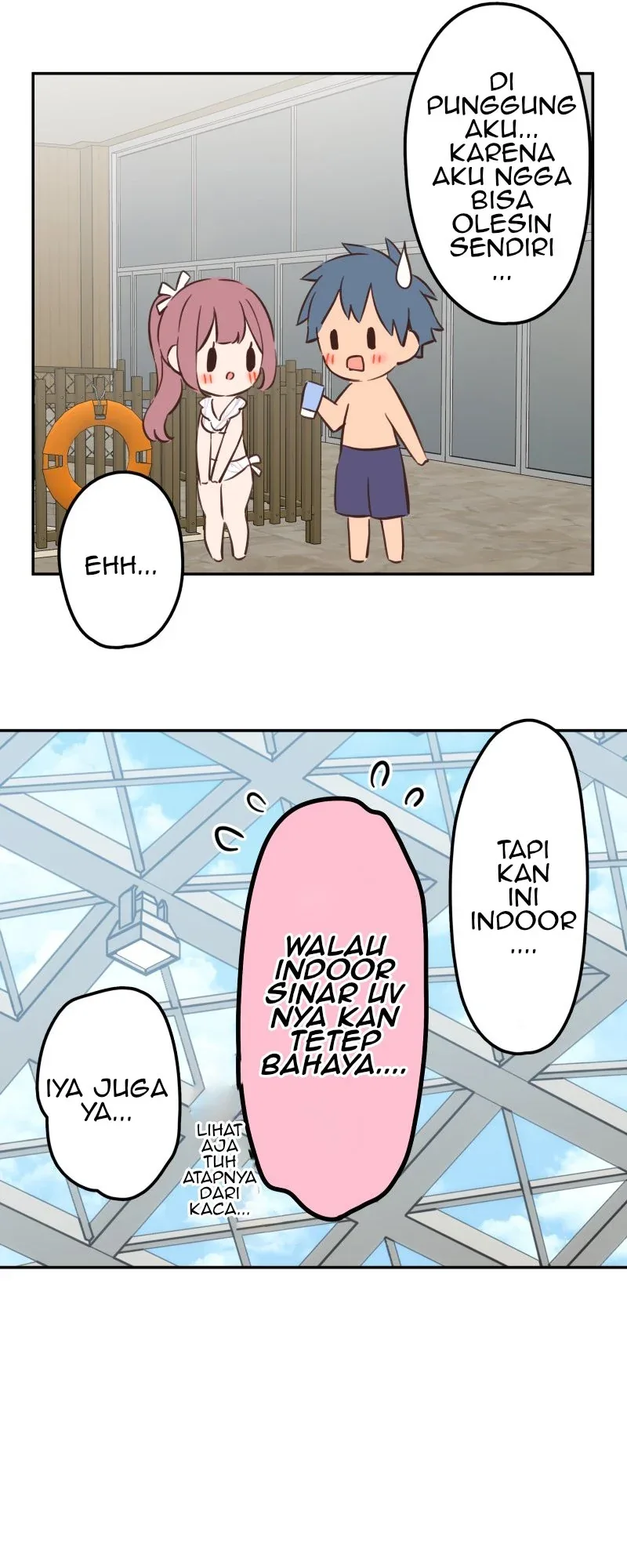 Halaman 8 — Waka-chan Is Flirty Again Chapter 157