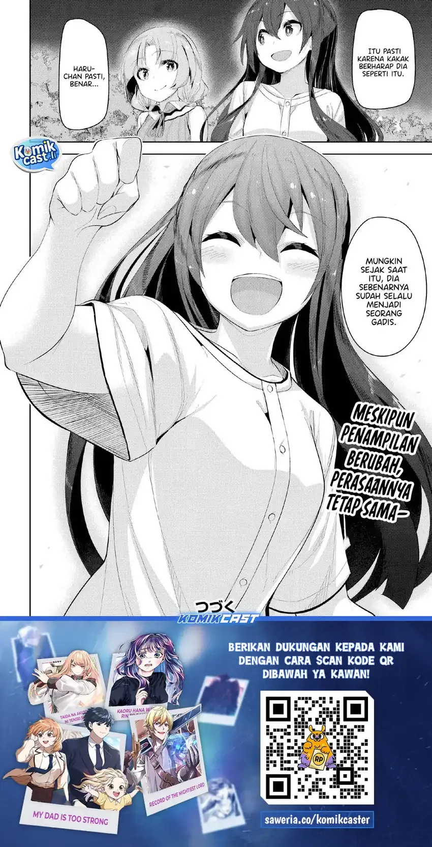 Halaman 31 — Tenkou-saki no Seiso Karen na Bishoujo ga, Mukashi Danshi to Omotte Issho ni Asonda Osananajimi Datta Ken Chapter 33