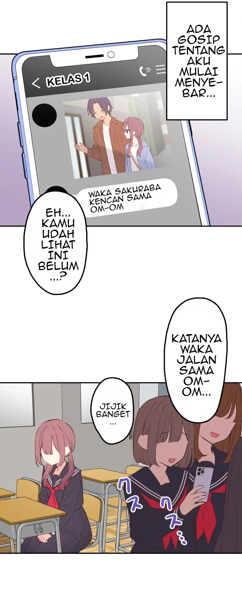 Halaman 38 — Waka-chan Is Flirty Again Chapter 187