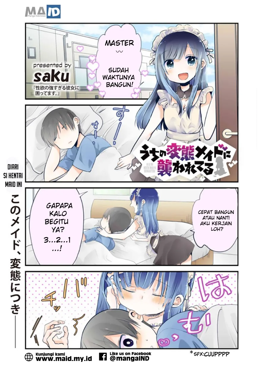 Halaman 3 — Uchi no Hentai Maid ni Osowareteru Chapter 1