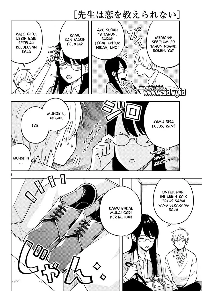 Halaman 8 — Sensei wa Koi wo Oshierarenai Chapter 46