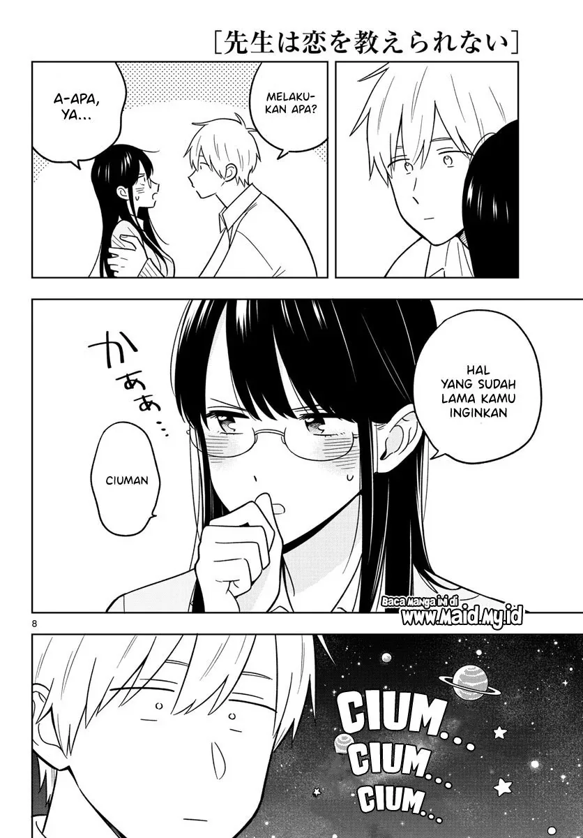 Halaman 10 — Sensei wa Koi wo Oshierarenai Chapter 46