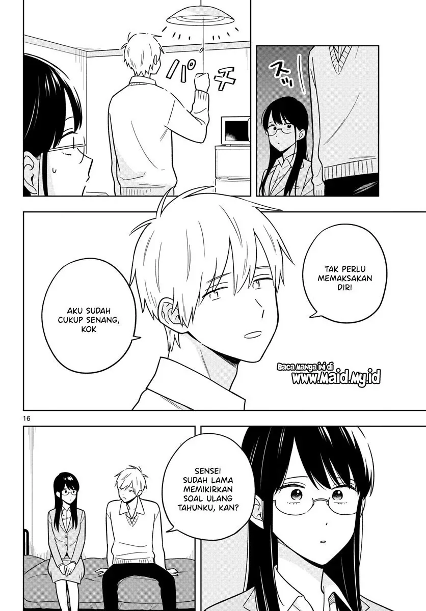 Halaman 18 — Sensei wa Koi wo Oshierarenai Chapter 46