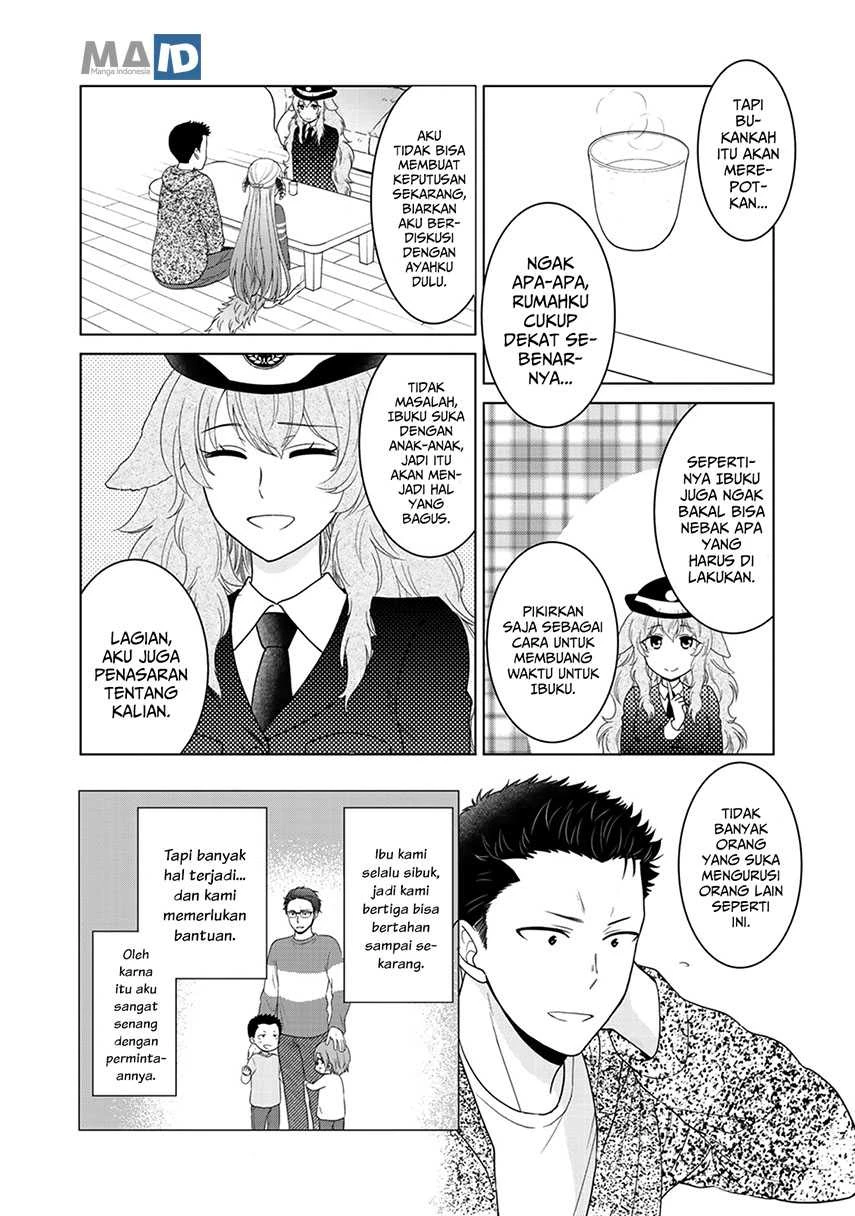 Halaman 9 — Kitaku Tochuu de Yome to Musume ga Dekita n dakedo, Dragon datta. Chapter 8