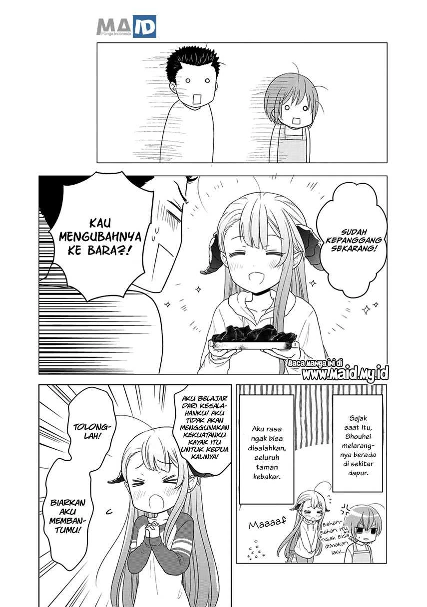 Halaman 18 — Kitaku Tochuu de Yome to Musume ga Dekita n dakedo, Dragon datta. Chapter 8