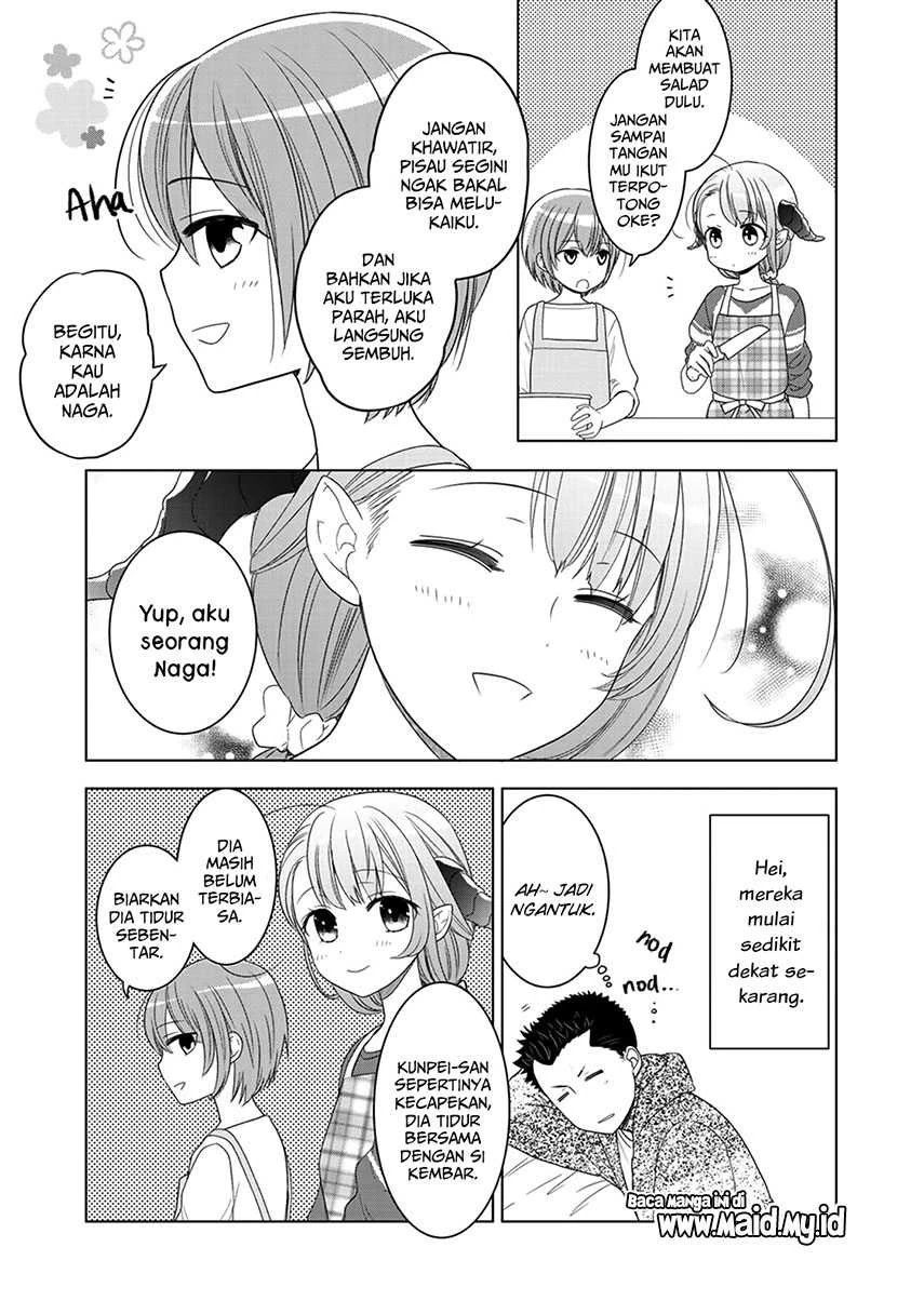 Halaman 20 — Kitaku Tochuu de Yome to Musume ga Dekita n dakedo, Dragon datta. Chapter 8