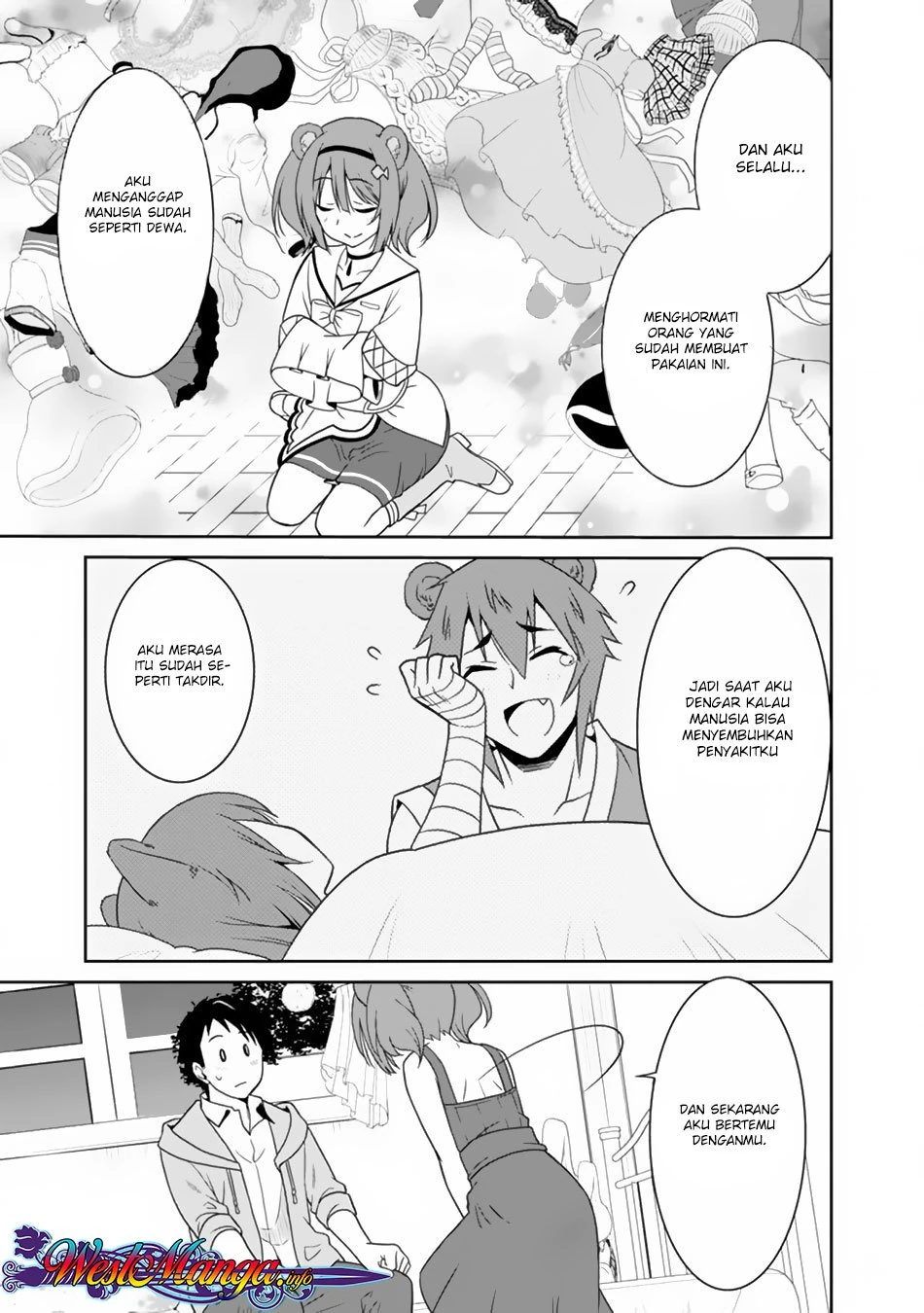 Halaman 4 — Saikyou no Shuzoku ga Ningen Datta Ken Chapter 12