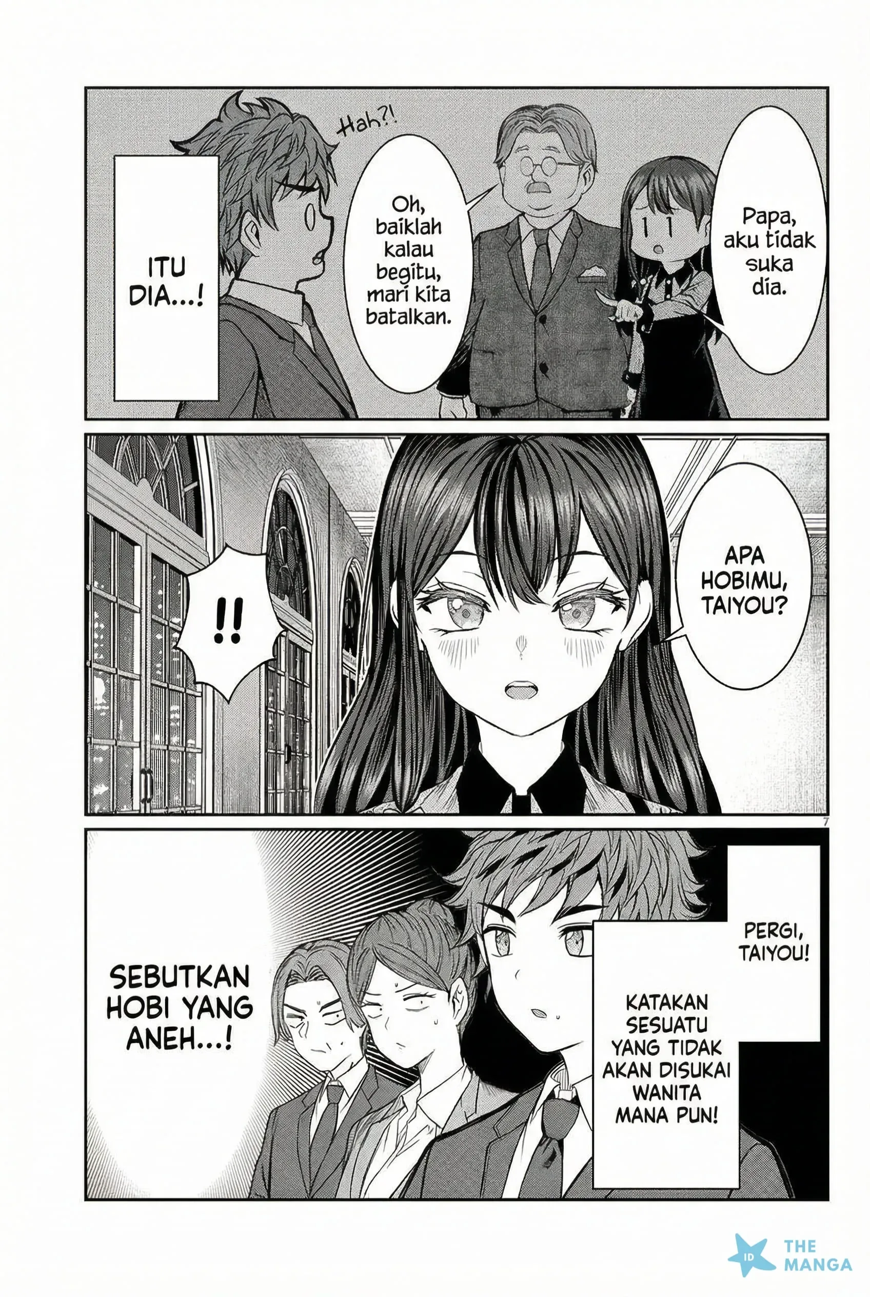 Halaman 8 — Kimi wa Yakamashi Tojite yo Kuchi wo! Chapter 44