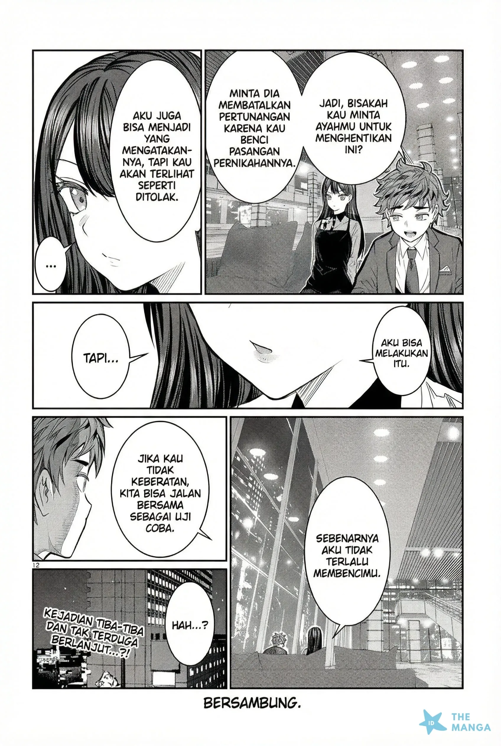 Halaman 13 — Kimi wa Yakamashi Tojite yo Kuchi wo! Chapter 44
