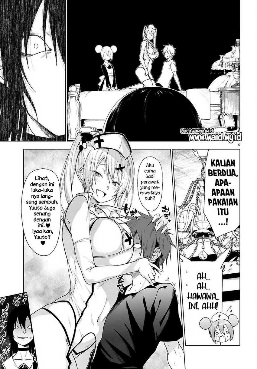 Halaman 6 — Maou Gakuen no Hangyakusha: Jinrui Hatsu no Maou Kouhou, Kenzoku Shoujo to Ouza wo Mezashite Nariagaru Chapter 48