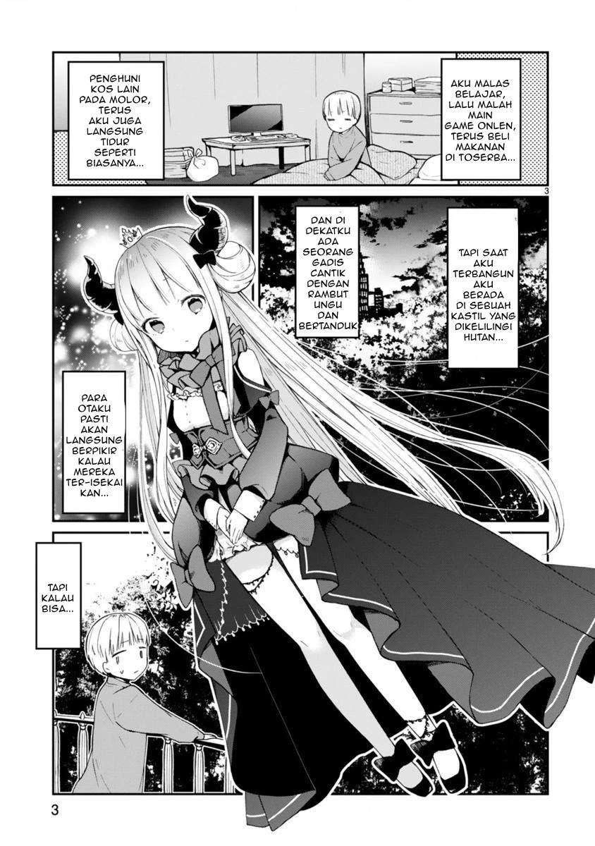Halaman 4 — Maou-sama ni Shoukan sareta kedo Kotoba ga Tsuujinai. Chapter 1