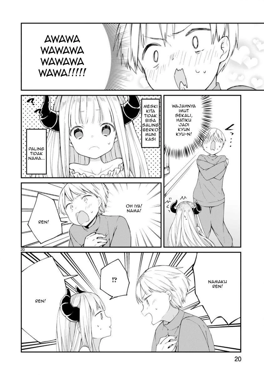 Halaman 21 — Maou-sama ni Shoukan sareta kedo Kotoba ga Tsuujinai. Chapter 1