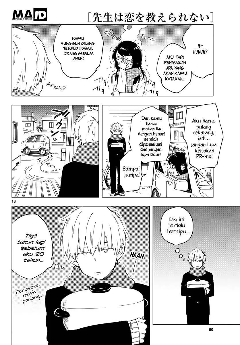 Halaman 18 — Sensei wa Koi wo Oshierarenai Chapter 1