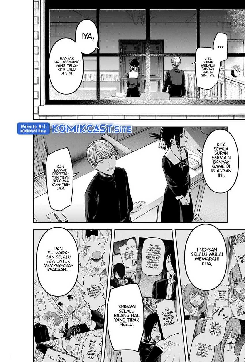 Halaman 10 — Kaguya-sama wa Kokurasetai: Tensai-tachi no Renai Zunousen Chapter 281