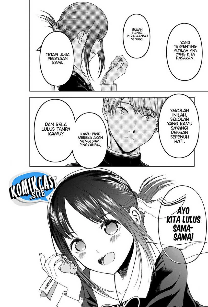 Halaman 16 — Kaguya-sama wa Kokurasetai: Tensai-tachi no Renai Zunousen Chapter 281