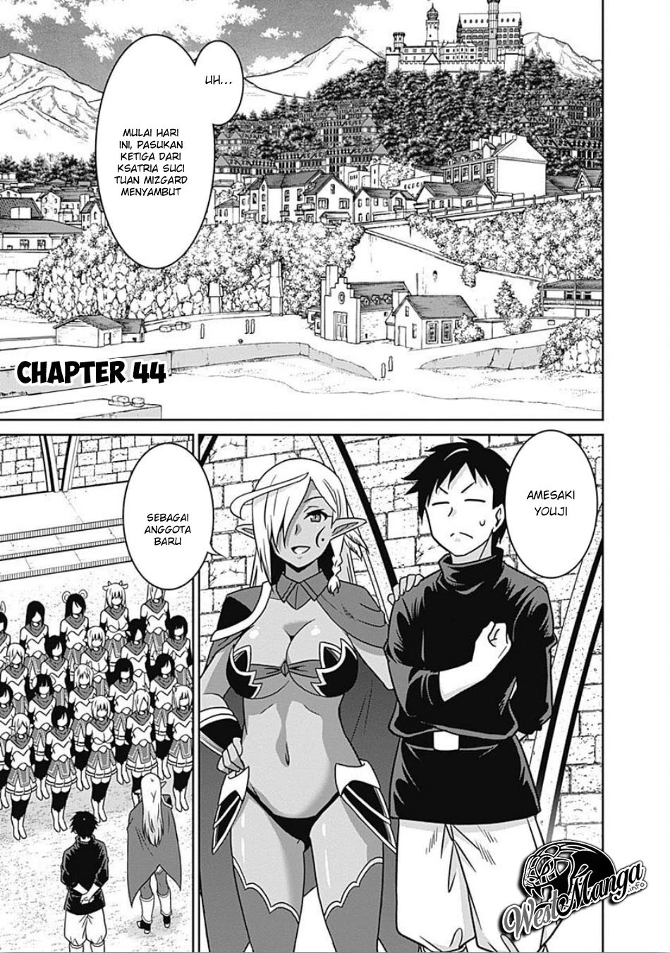 Halaman 3 — Saikyou no Shuzoku ga Ningen Datta Ken Chapter 44