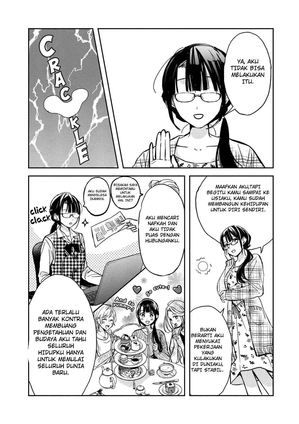 Halaman 5 — Isekai ni Kyuuseishu toshite Yobaremashita ga, Around 30 ni wa Muri nanode, Hissori Book Cafe Hajimemashita. Chapter 1