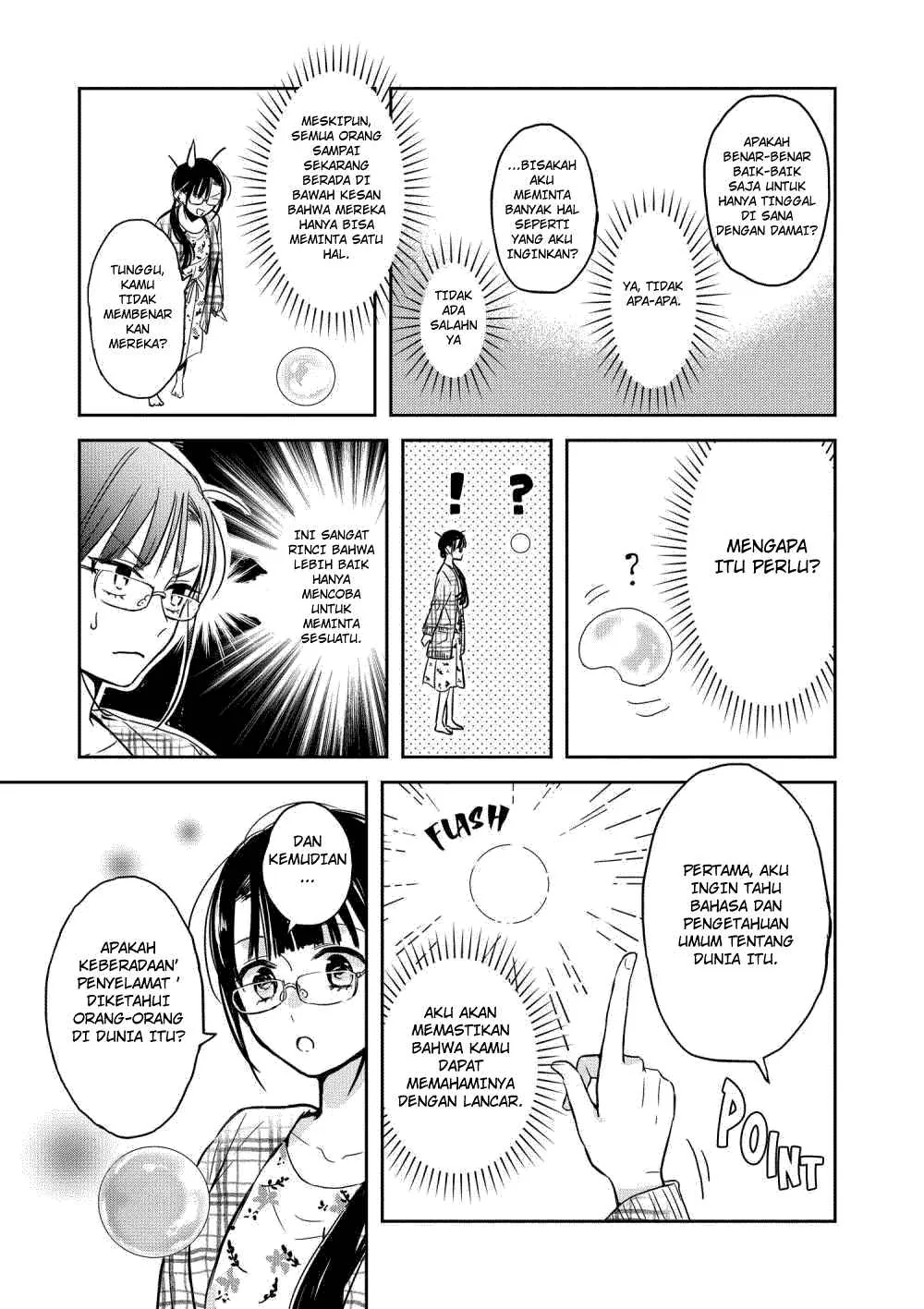 Halaman 8 — Isekai ni Kyuuseishu toshite Yobaremashita ga, Around 30 ni wa Muri nanode, Hissori Book Cafe Hajimemashita. Chapter 1